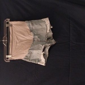 Women's New Recruuit Maternity jean shorts size M